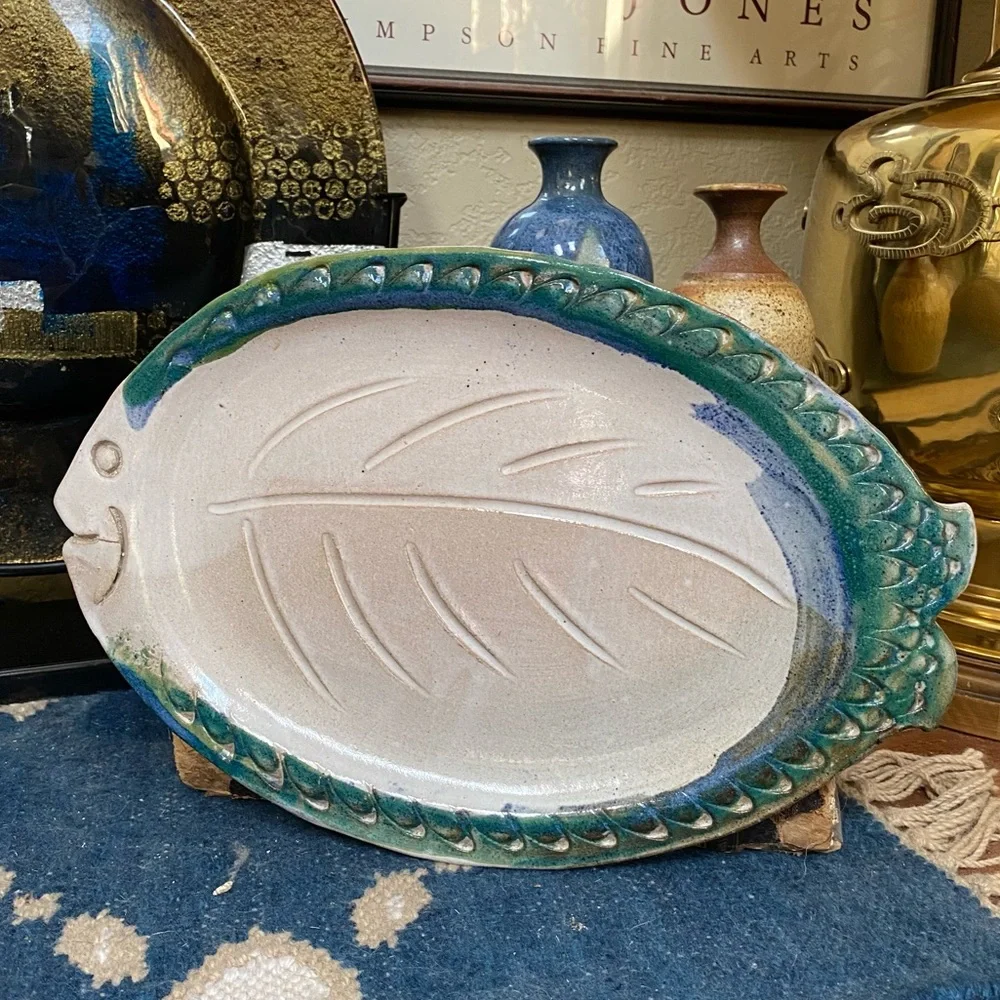 Stoneware Fish Platter